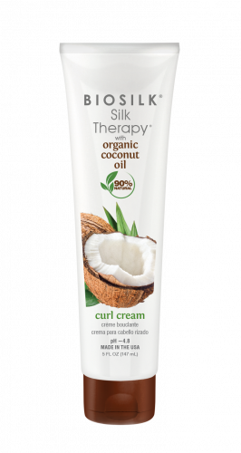 Крем для волос с органическим кокосовым маслом BioSilk  147мл