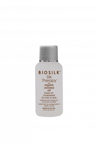 Несмываемое средство BIOSILK Silk Therapy с органическим кокосовым маслом для волос и кожи, 15 мл